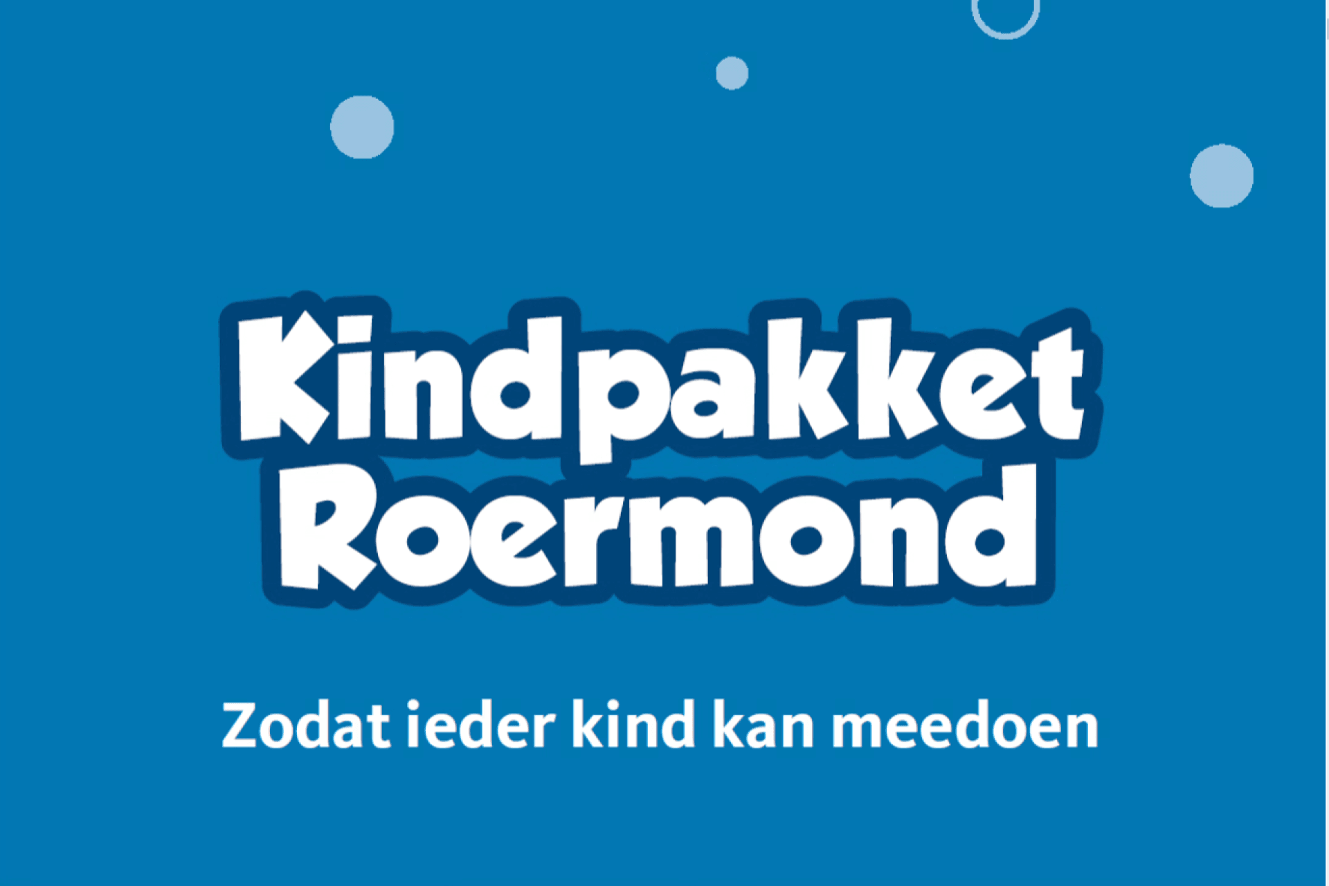 Kindpakket gemeente Roermond 2024