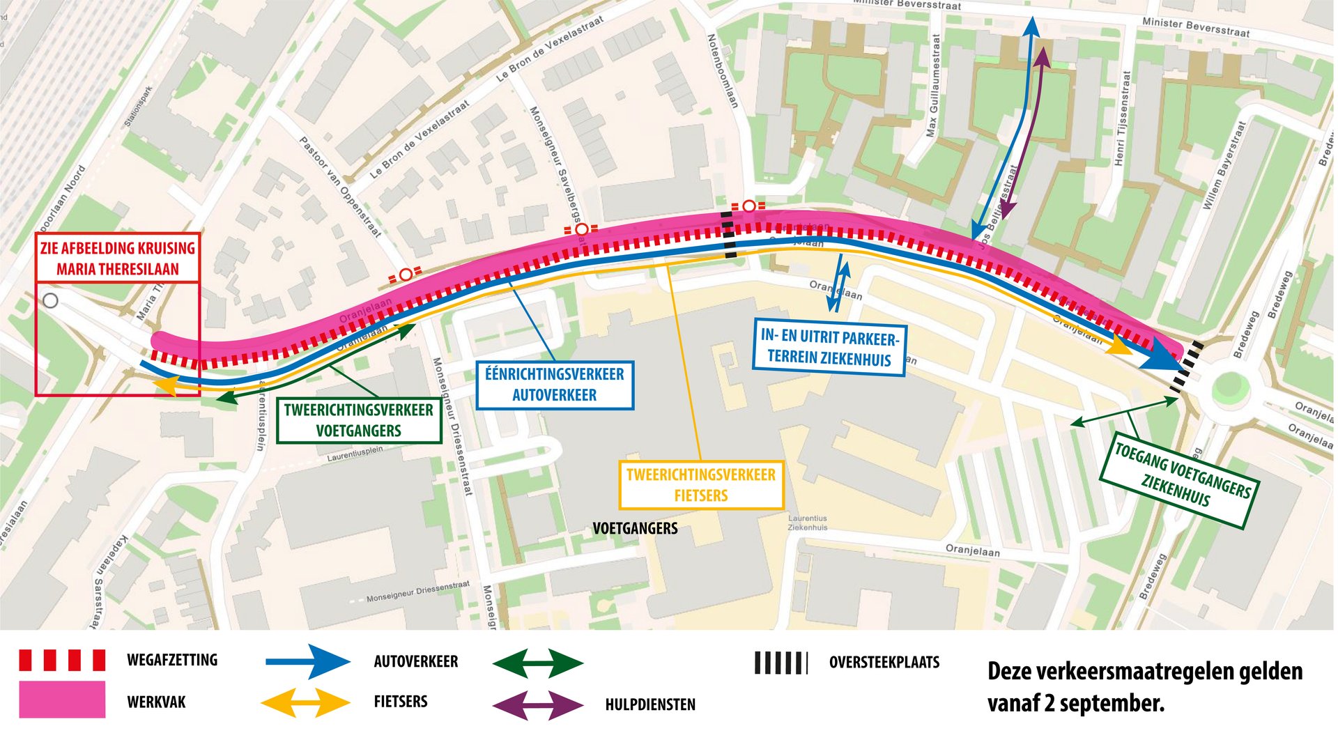 Verkeersmaatregelen Fase 3 - Oranjelaan Noord